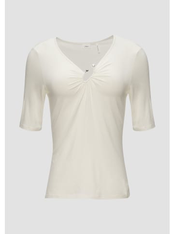 s.Oliver T-Shirt in 0200_creme