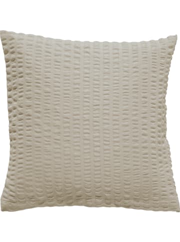REDBEST Microfaser-Seersucker, Microfaser Kuschelkissenbezug Detroit in taupe
