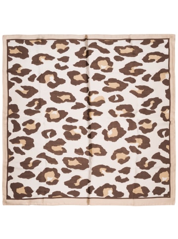 styleBREAKER Halstuch mit Leoparden Print in Beige-Braun