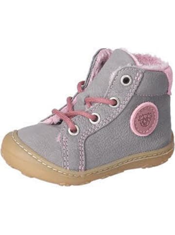 Ricosta Schnürstiefeletten GEORGIE in graphit/rosa