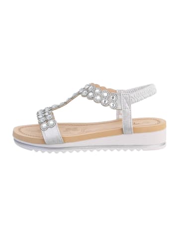 Ital-Design Sandale & Sandalette in Silber