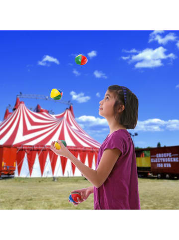 relaxdays 20 x Jonglierbälle in Bunt - Ø 6,5 cm