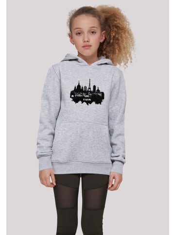 F4NT4STIC Hoodie PARIS SKYLINE HOODIE UNISEX in grau meliert