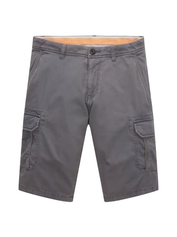 Tom Tailor Chino Cargo Shorts Kurze Twill Hose in Grau