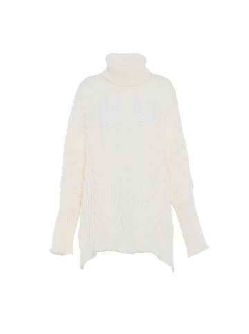 faina Rollkragenpullover in WOLLWEISS