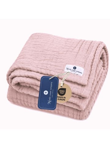 nordic coast company Musselindecke, Puckdecke, Einschlagdecke, Babydecke Musselin, atmungsaktiv