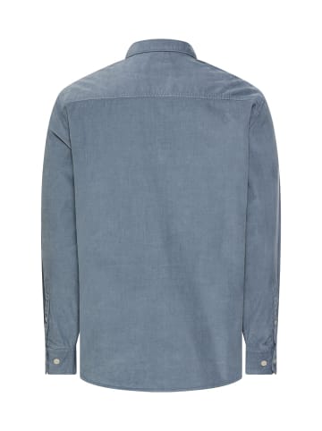 Camel Active Cord Hemd mit 2-Wege Stretch in Steinblau