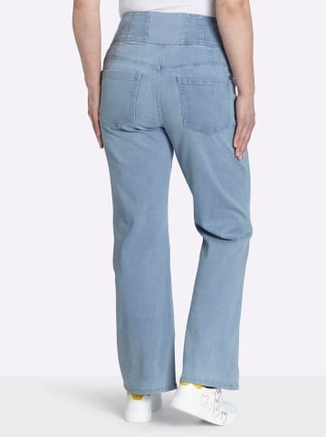 sheego Jeans in blue-bleached