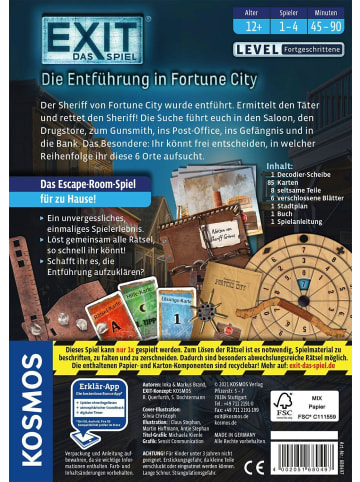 Franckh-Kosmos EXIT® - Das Spiel: Die Entführung in Fortune City