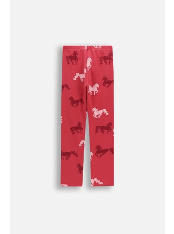 Coccodrillo Leggings mit langem Bein in dunkelrot