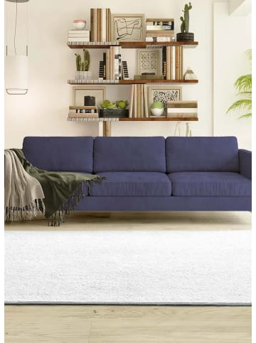 Atticgo Waschbarer Kurzflor-Teppich CORALINE in weiß