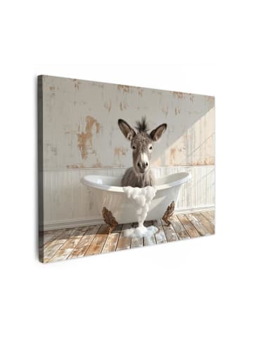 MuchoWow Leinwand bilder Esel (BxH)