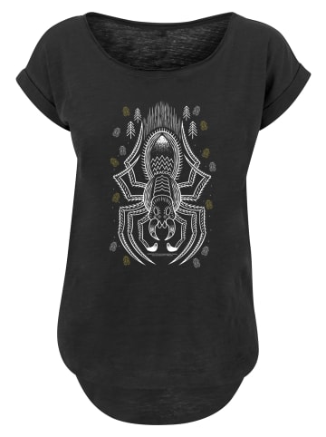 F4NT4STIC Long Cut T-Shirt Harry Potter Aragog Line Art in schwarz