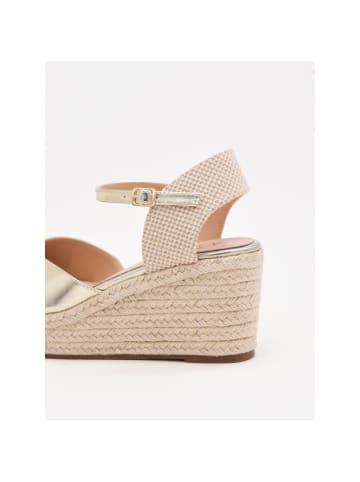 Montevita Sandaletten Keil Sparta Vaccia Vaccia in Gold