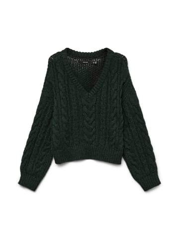 Vero Moda Strickpullover in Scarab