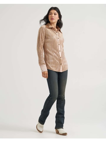 Wrangler Langarmhemd Lainey Snap in Rose Gold