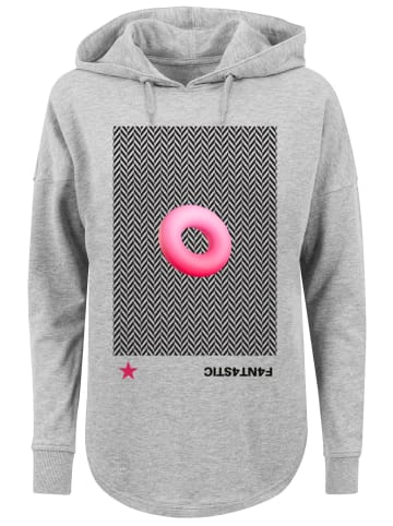 F4NT4STIC Oversized Hoodie 3D PINK RING in grau