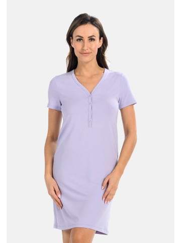 Teyli Still-Nachthemd aus Viskose Carla in lavendel