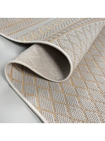 KADIMA DESIGN Läufer Berber flachgewebt pflegeleicht Wohnzimmer Flur Esszimmer in Beige