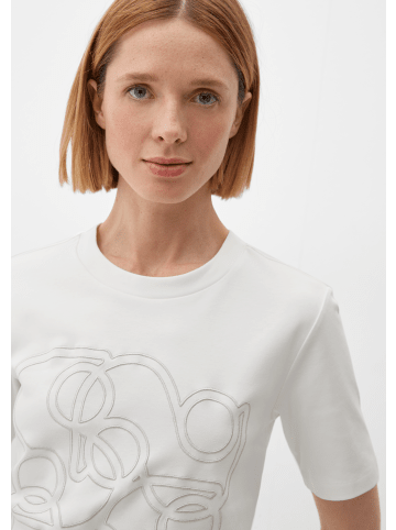 s.Oliver BLACK LABEL T-Shirt kurzarm in Creme