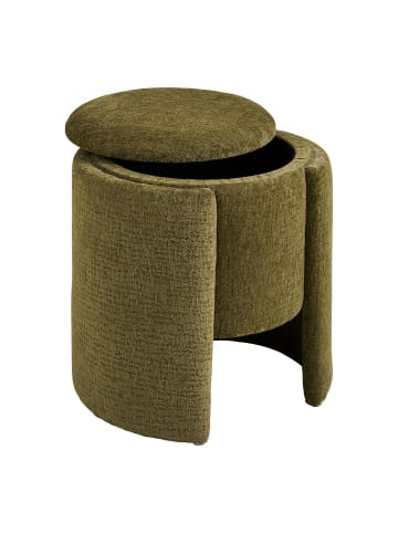 ebuy24 Pouf Folva Grün 42 x 42 cm