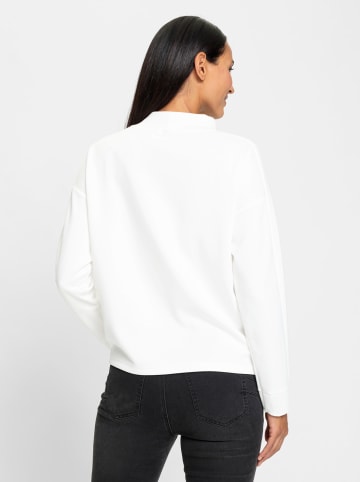 Heine Stehkragenshirt in ecru