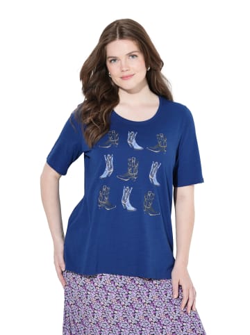 Ulla Popken Shirt in dunkelblau