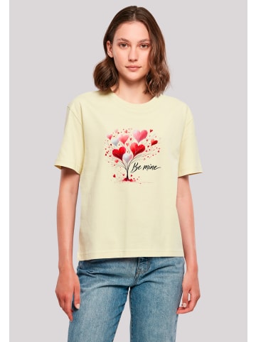 F4NT4STIC Tee Herzbaum Be Mine! in softyellow