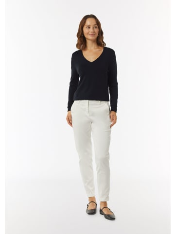 comma Strickpullover langarm in Blau