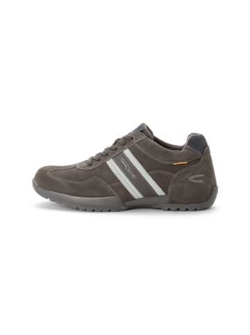 Camel Active Sneaker aus Spaltleder mit Mikrofaserelementen in Grau