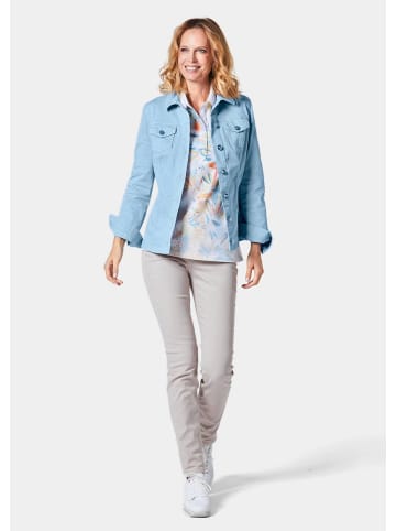 GOLDNER Zeitlose Jeansjacke mit tollen Details in bleu