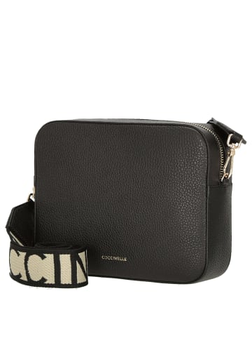 COCCINELLE Tebe - Umhängetasche 21 cm (warm taupe 2) in schwarz