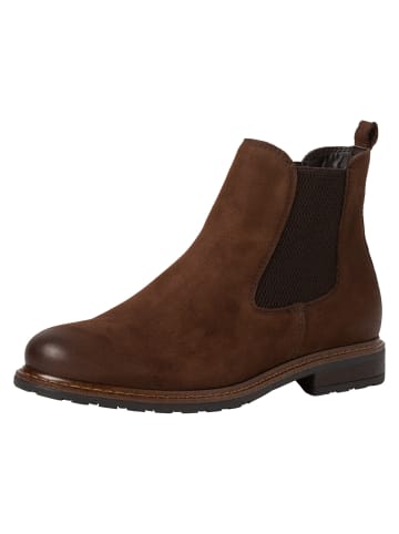 Tamaris Chelsea Boot in CHOCOLATE NUB.