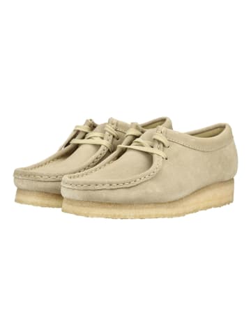 Clarks Halbschuhe WALLABEE. Beige
