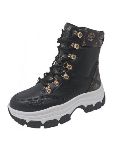Guess Schnürstiefel Bliza in Schwarz