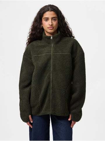 Pieces Teddyjacke in Forest Night