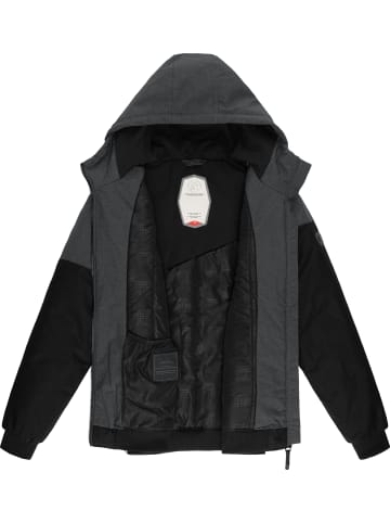 ragwear Winterjacke Wings in Black