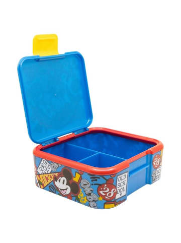Disney Mickey Mouse Disney Mickey Mouse Kinder Brotdose – Lunchbox Pausenbox Schulbrotbox in Blau