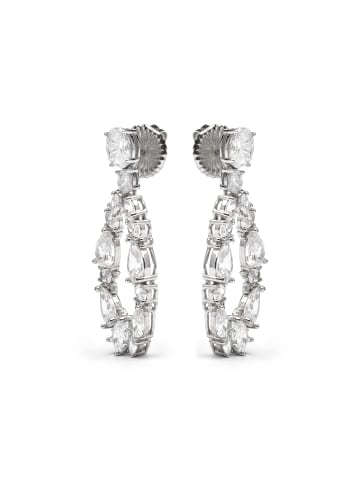 Luxenter Ohrringe aus 925er Sterlingsilber und Zirkonia, rhodiniert – Madne