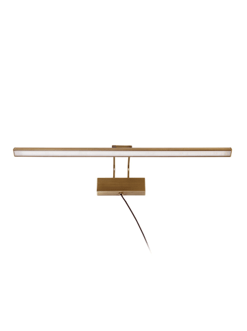 Licht-Erlebnisse Wandlampe EEK F (B)60 x (H)9 cm in Bronze