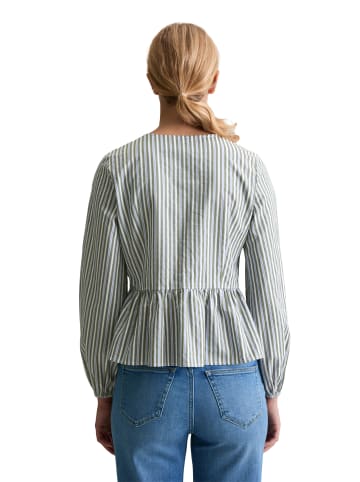 Marc O'Polo DENIM Streifenbluse shaped in Light Green