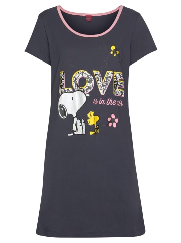 Peanuts Sleepshirt in anthrazit