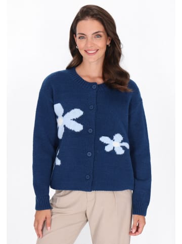 Usha Women Cardigan in navy