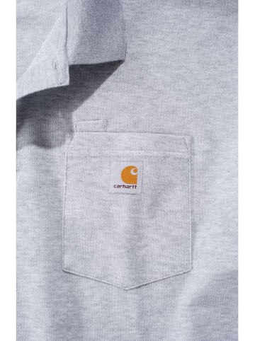 CARHARTT Polo "Work Pocket K570" in Grau