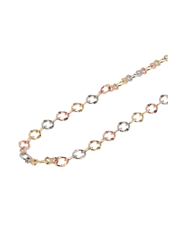 faina Women Necklace in Gold Rose Silver