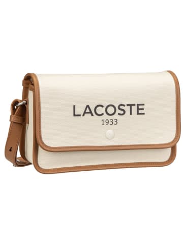 Lacoste Umhängetasche Heritage Canvas Crossover in Natural Tan