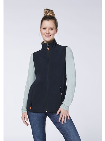 Gardena Fleece-Weste in Blau