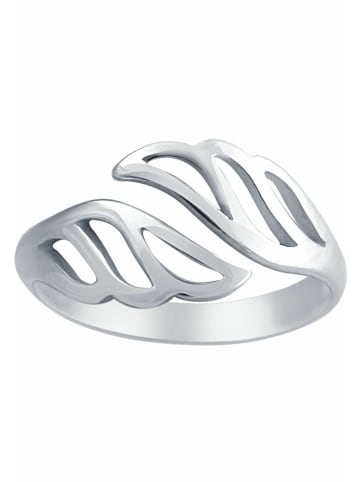 Gemshine Ringe YOGA Lotusblume in silver coloured