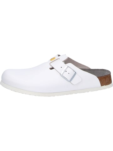 Birkenstock Pantoletten Boston ESD in weiß