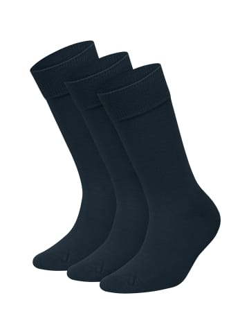 DillySocks 3er-Pack Socken One Color Smooth in Smooth Dark Navy